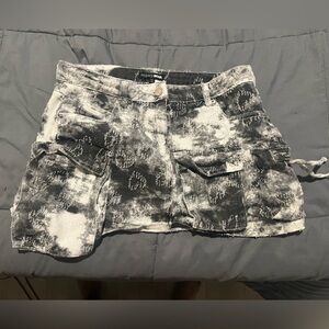 Fashion Nova Black Smoke and Mirrors Mini Skirt